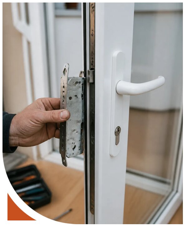 Ремонт замка пластиковой двери в Новокузнецке от 2569 р. | Разлок-Нвк